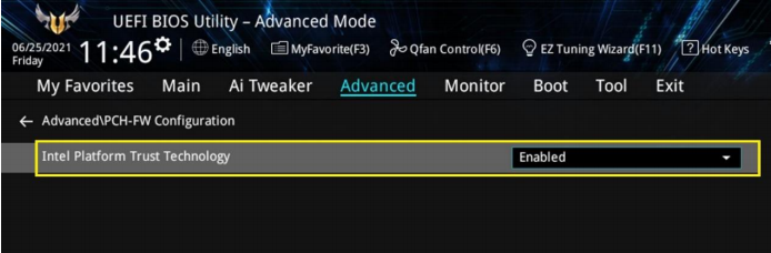 Intel Platform Trust Technology Intel Platform Trust Technology